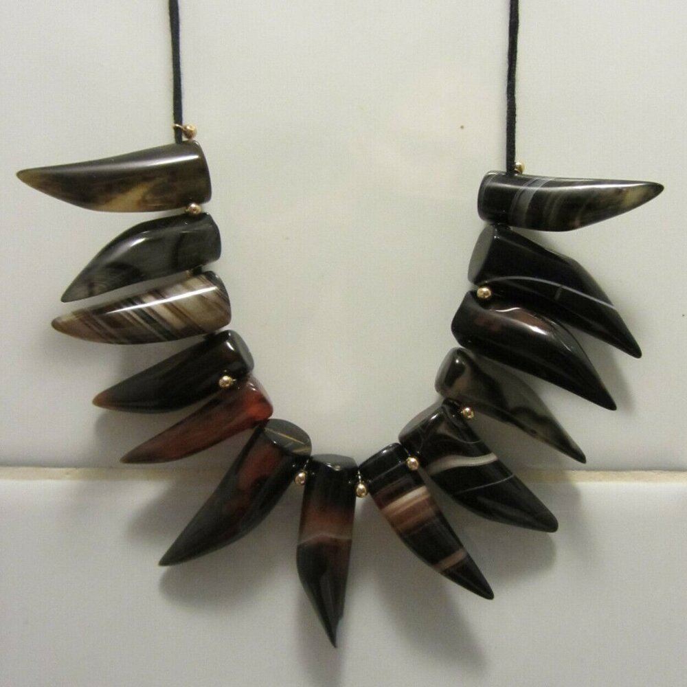 Ginette NY Agate necklace PLZ READ